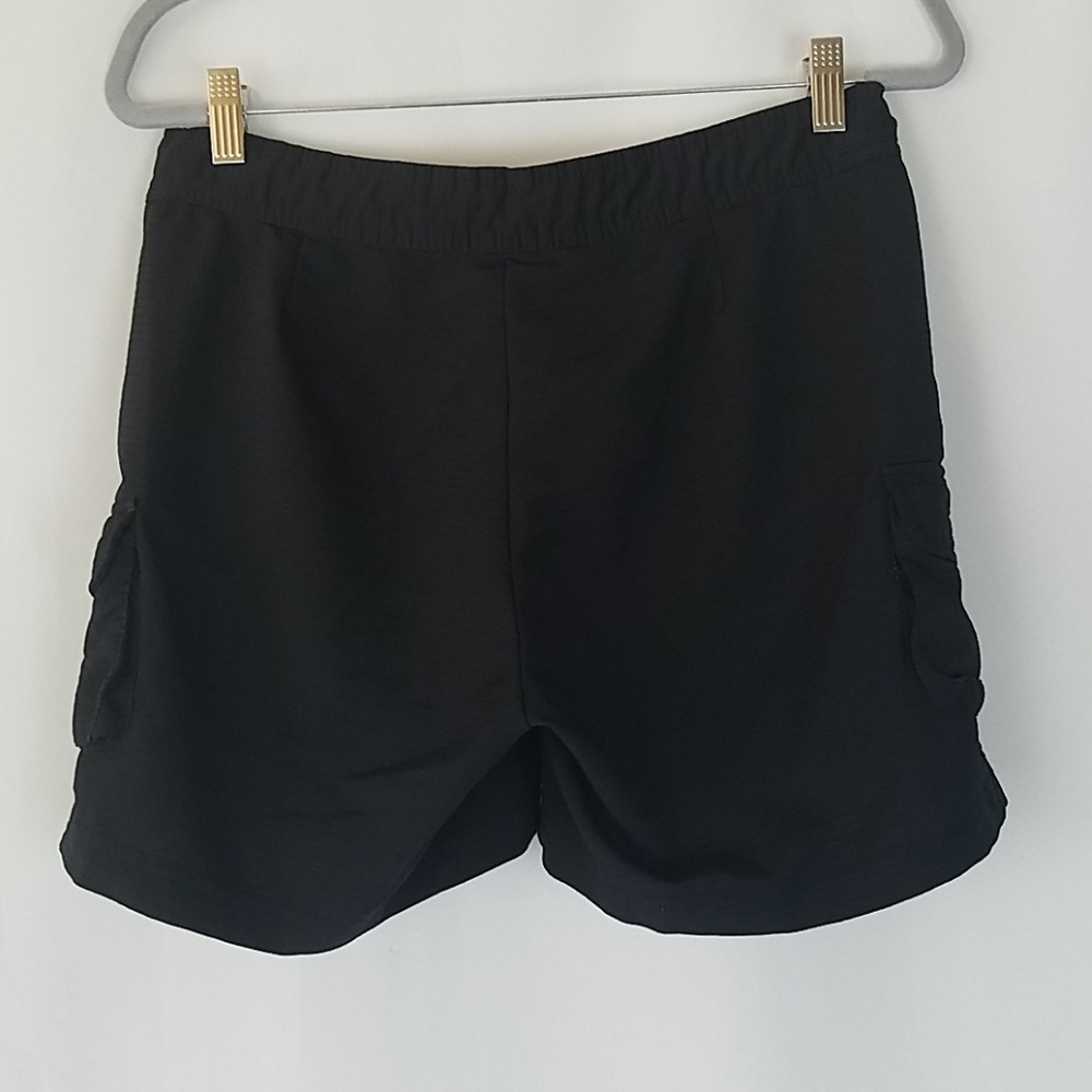 Nike Sphere women M black shorts‎ athletic hiking gym yoga dance - Picture 4 of 5